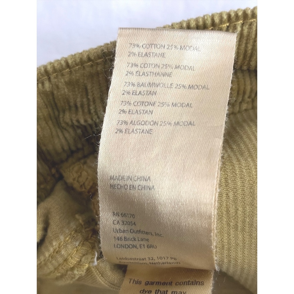 Anthropologie Pilcro & The Letterpress Corduroy Wide Leg Pants Women's 31 Petite - Picture 7 of 14